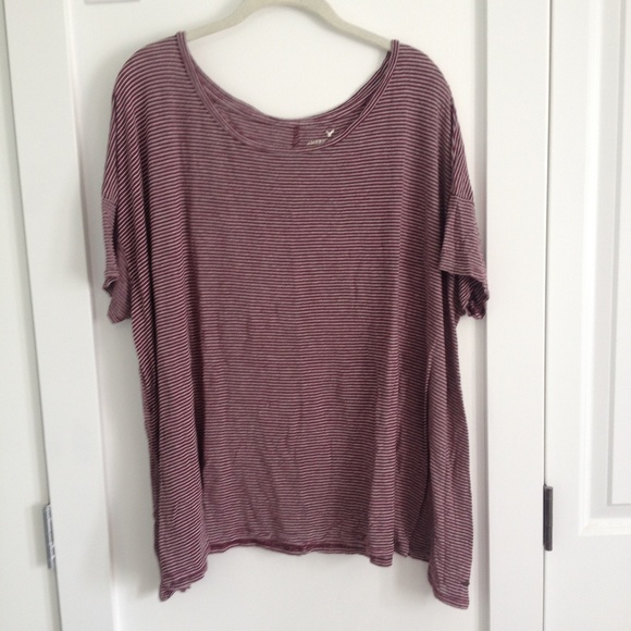 Red & White Stripped Top